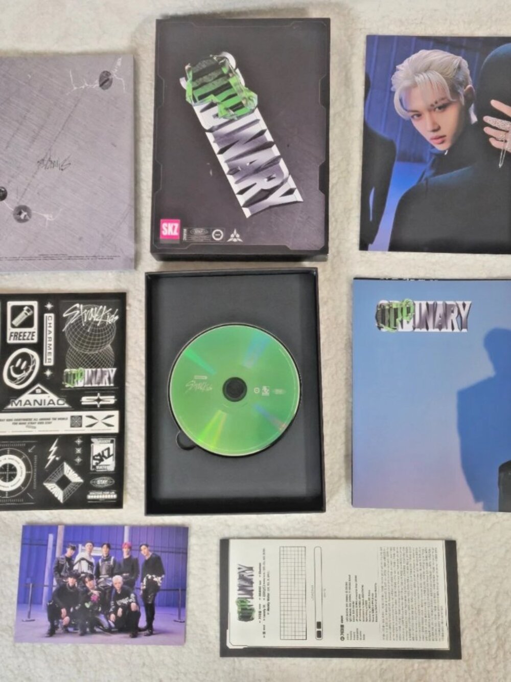 Stray Kids ODDINARY Frankenstein Version Album KPOP CD Photobook Postcard Poster